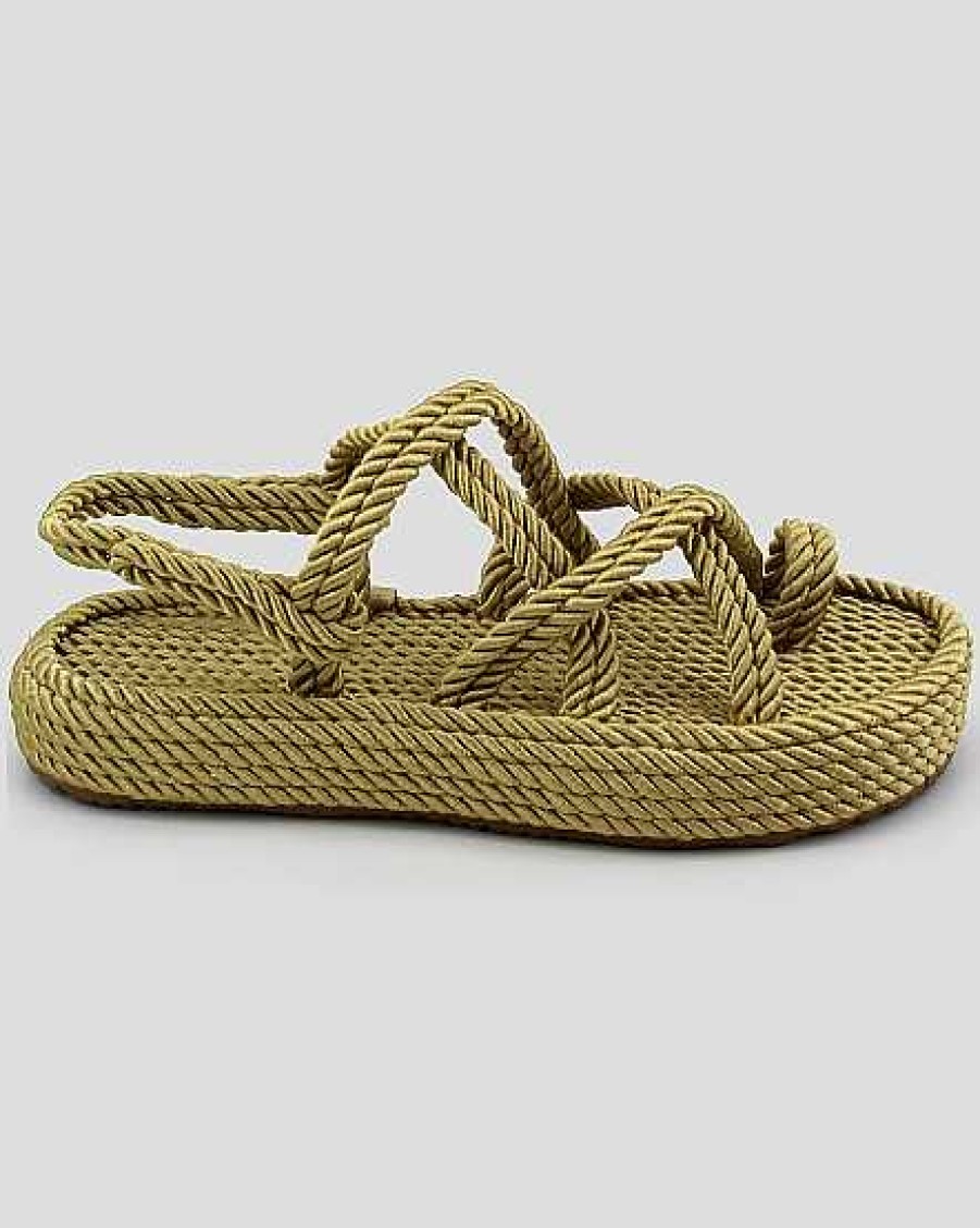 MUJER Mumka | Sandalias nómadas con puntera beige