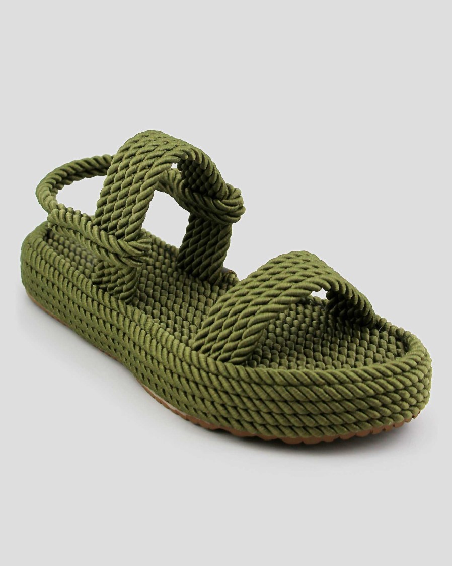 MUJER Mumka | Sandalias Nomadic Tiras Caqui