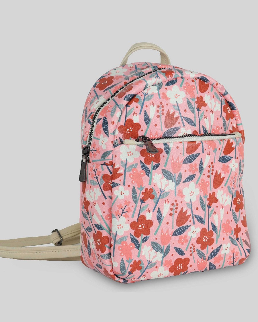 NIÑOS Mumka | Mochila Mini Jardín Rosa