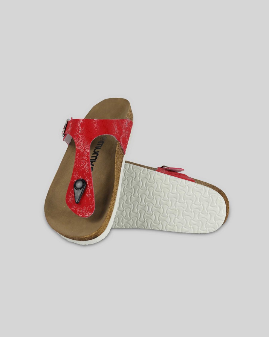 MUJER Mumka | Sandalias especiales rojas