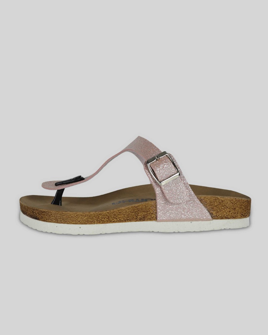 MUJER Mumka | Sandalias con purpurina rosa