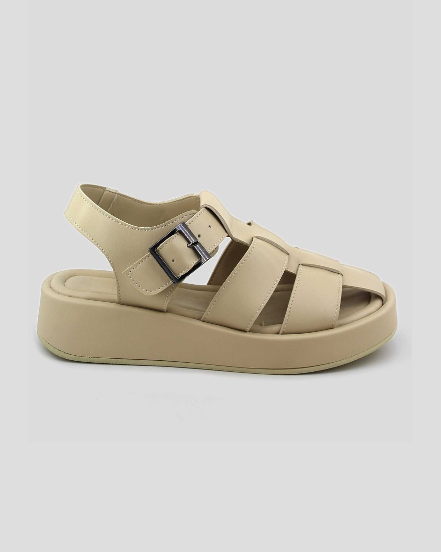 MUJER Mumka | Sandalias Medusa Beige