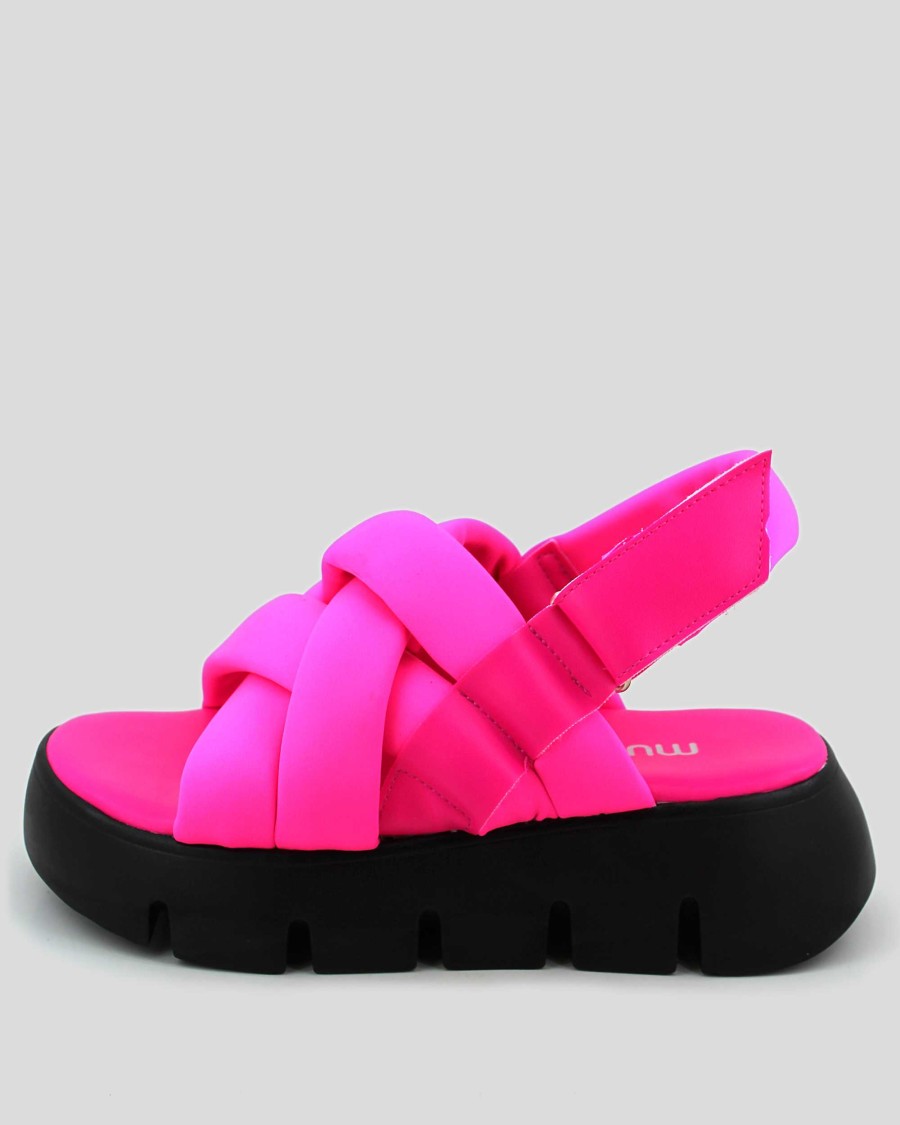 MUJER Mumka | Sandalias Cruzadas Fucsia