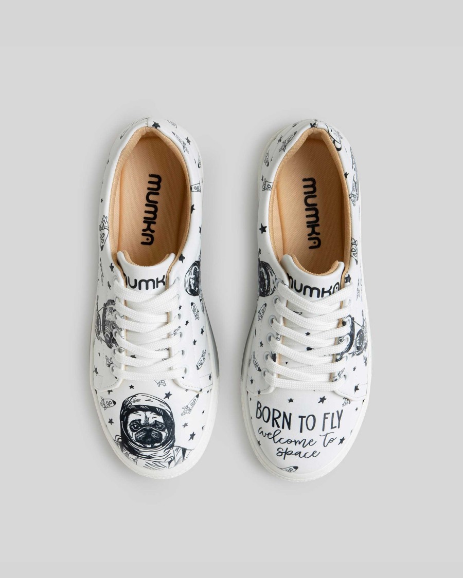 MUJER Mumka | Zapatillas The Astronaut Puppy (Blanco)