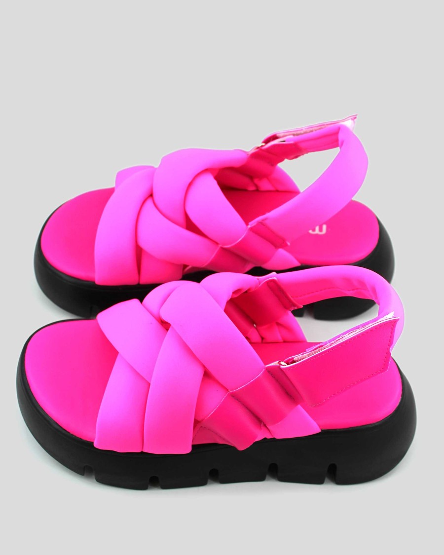 MUJER Mumka | Sandalias Cruzadas Fucsia