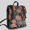 MUJER Mumka | Mochila De Flores Rojas Sobre Negro